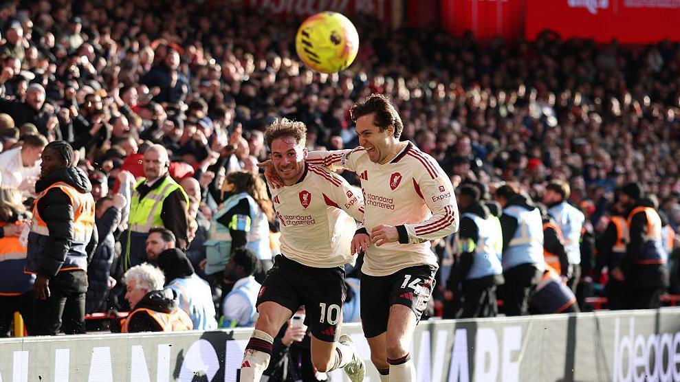 Nottingham Forest 0-1 Liverpool: Alexis Mac Allister scores stoppage-time winner in Premier League game - BBC Sport
