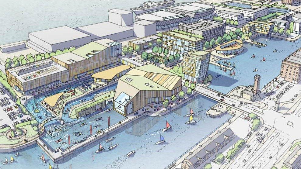 Artist's impression of North Dock Liverpool redevelopment