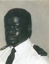 Eric Edwin in police uniform