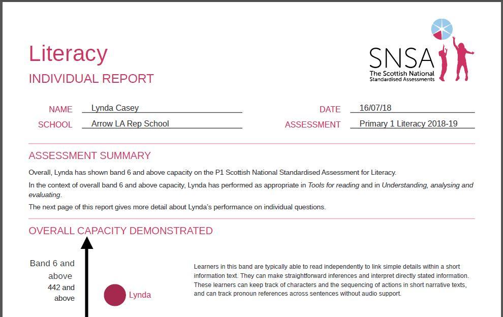 performance report