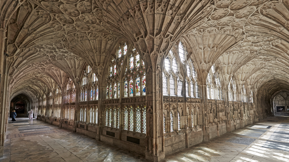 Gloucester Cathedral's cloisters