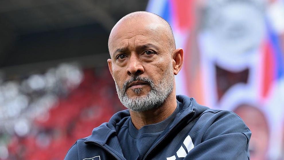 Nottingham Forest boss Nuno Espirito Santo on the sidelines for the Premier League match against Crystal Palace