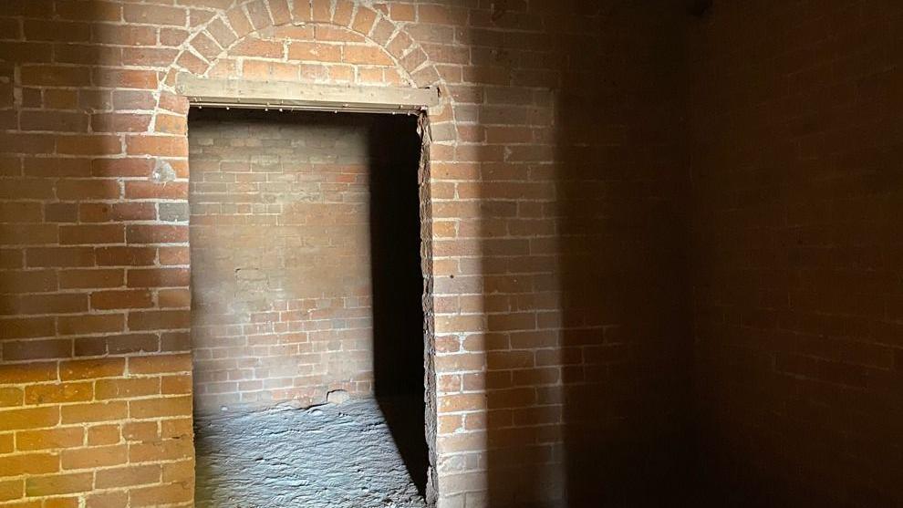 The old morgue inside the former Royal Hospital in Wolverhampton