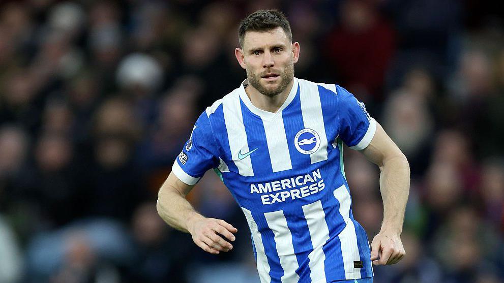 Brighton and Hove Albion midfielder James Milner