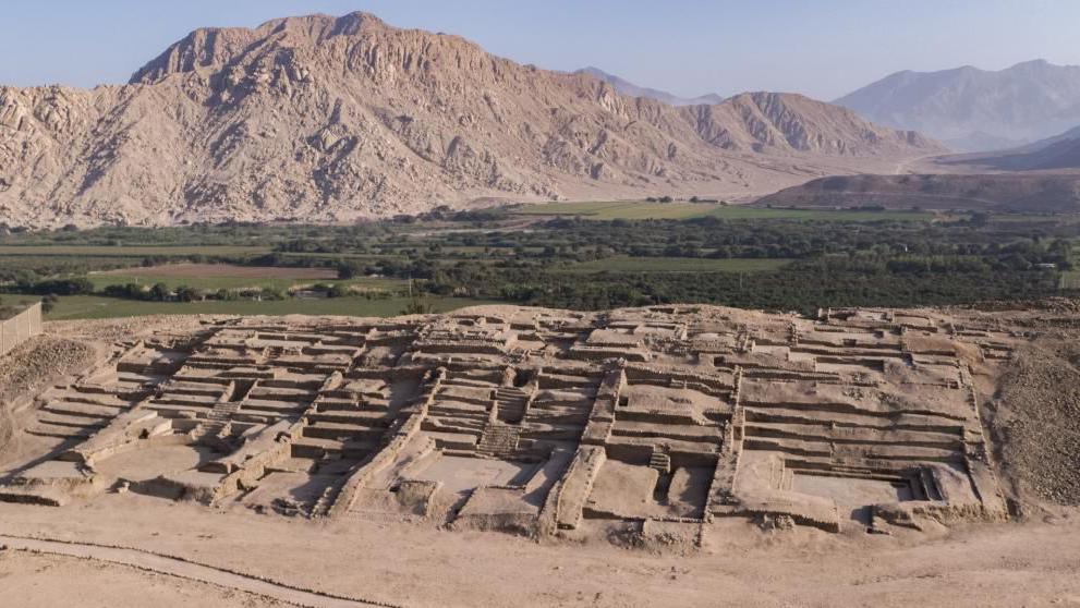 Remnants of the ancient city of Penico in Peru's northern Barranca province