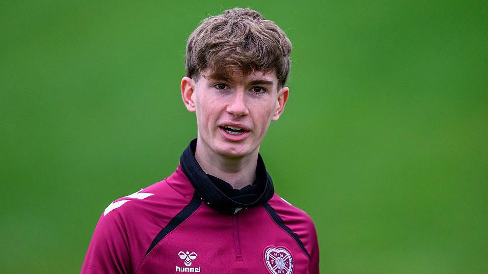 Hearts forward James Wilson 