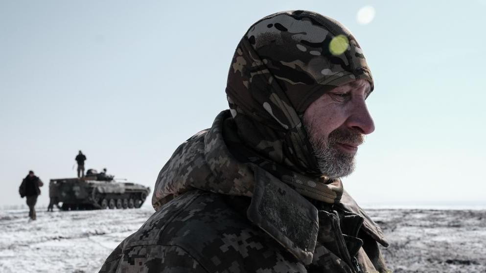 Ukrainian troops in training near Bakhmut, 27 February 