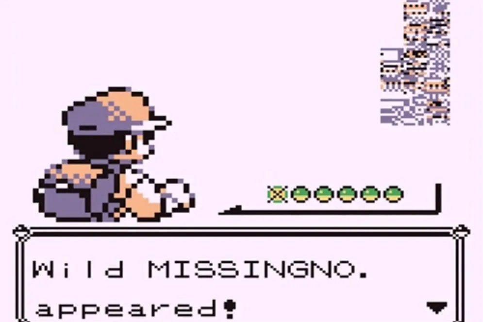 Pokemon missing number glitch.