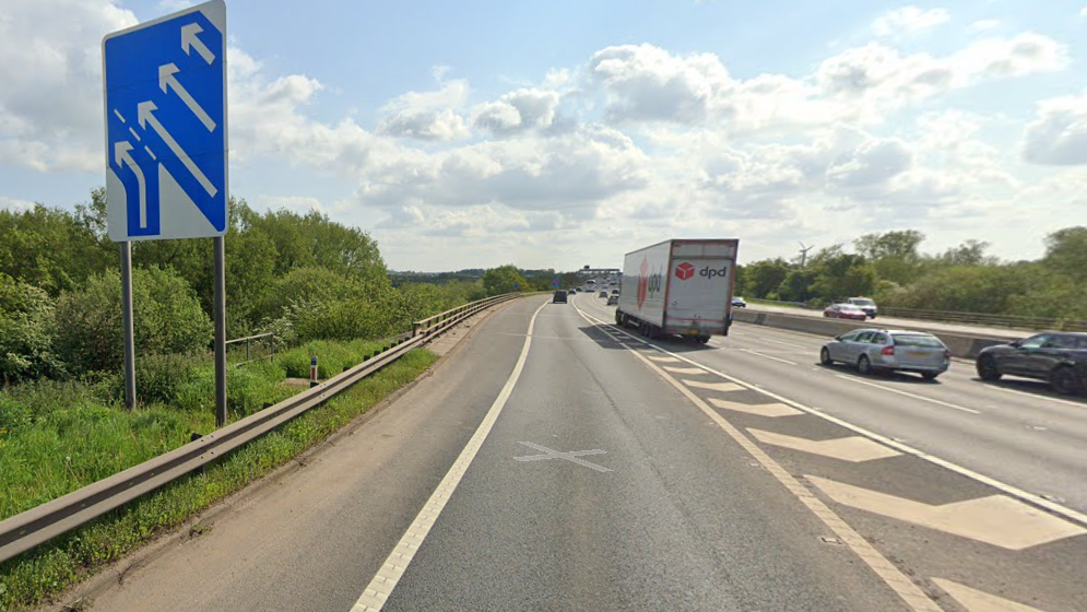 View of M6 Stafford