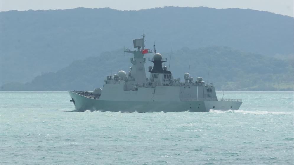 People’s Liberation Army-Navy Jiangkai-class frigate Hengyang.