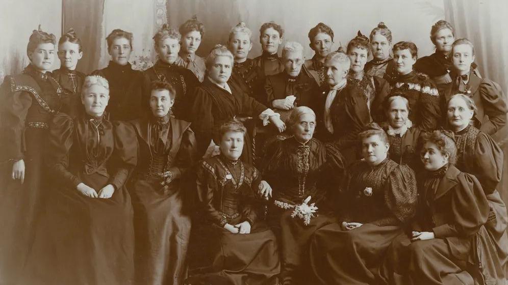 Aelodau'r grŵp Women's Suffrage yn Utah