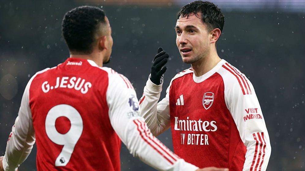 Gabriel Jesus and Martin Zubimendi