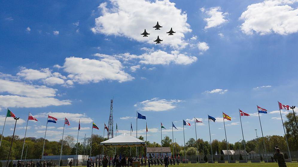 Nato's Shape headquarters in Mons, Belgium