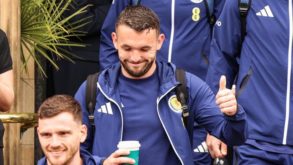 A big thumbs up from John McGinn