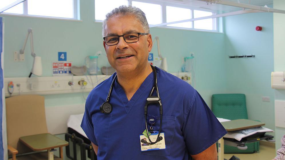 Dr Deepak Dwarakanath, medical director at North Tees and Hartlepool NHS Trust