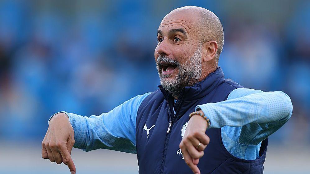 Manchester City boss Pep Guardiola