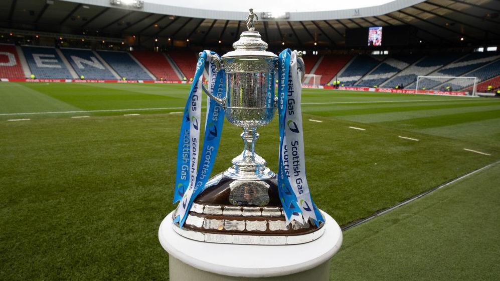 The Scottish Cup trophy