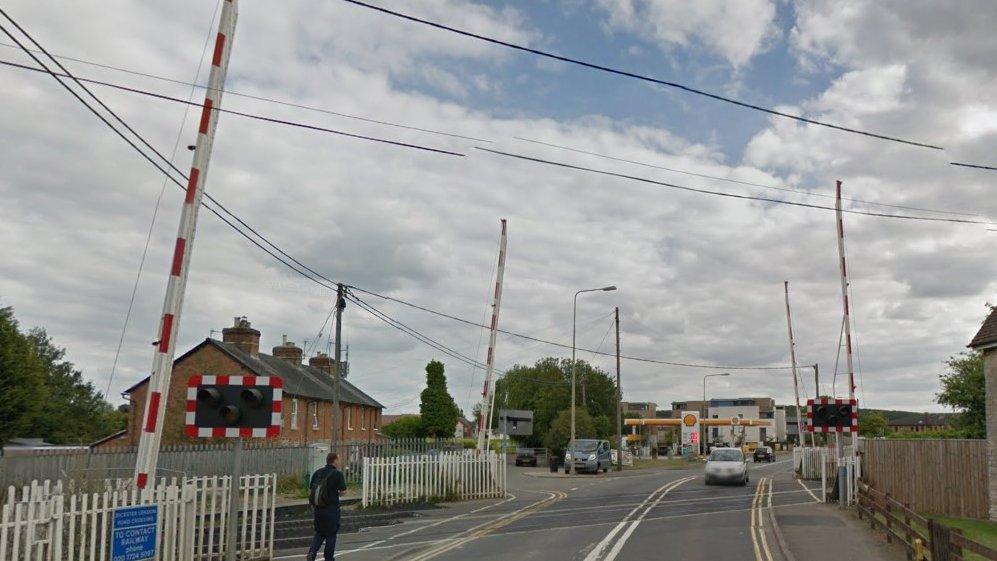 London Road level crossing in Bicester