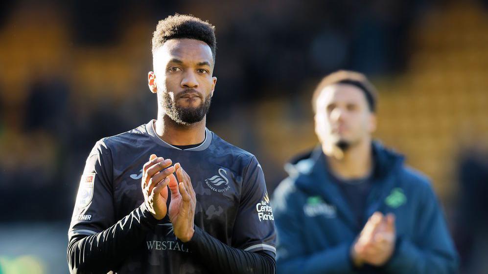 Hannes Delcroix after his Swansea debut at Norwich