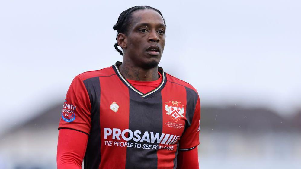 Nile Ranger in action for Kettering Town
