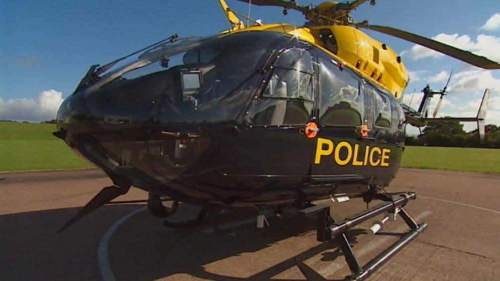 Police helicopter