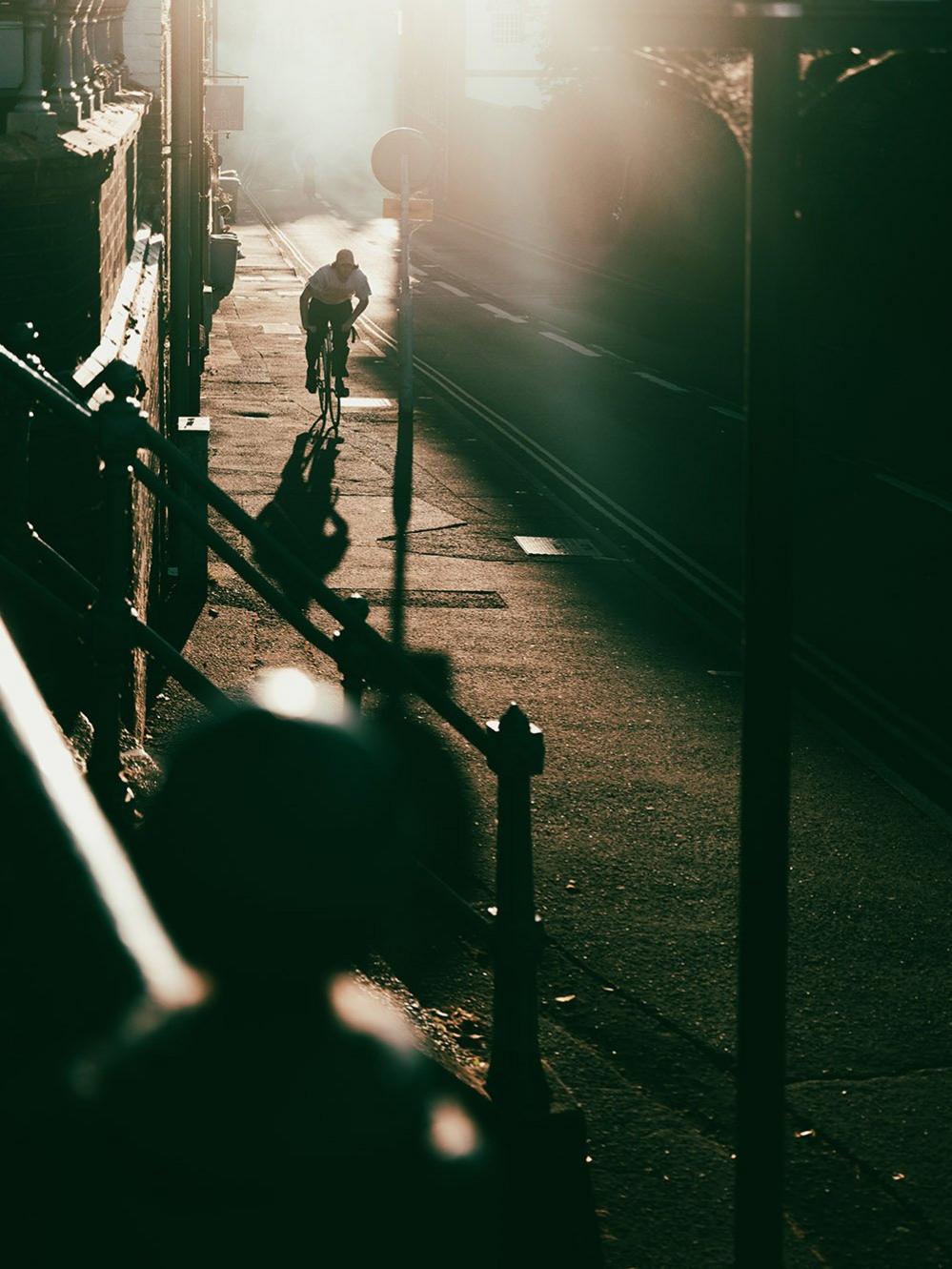 Cyclist in Norwich