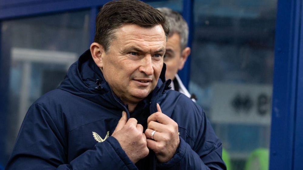 Preston North End's manager Paul Heckingbottom looks on during the Sky Bet Championship match between Queens Park Rangers FC and Preston North End FC at Loftus Road on December 21, 2024 in London, England.