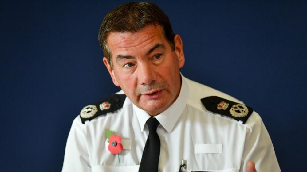 Nick Adderley in police uniform