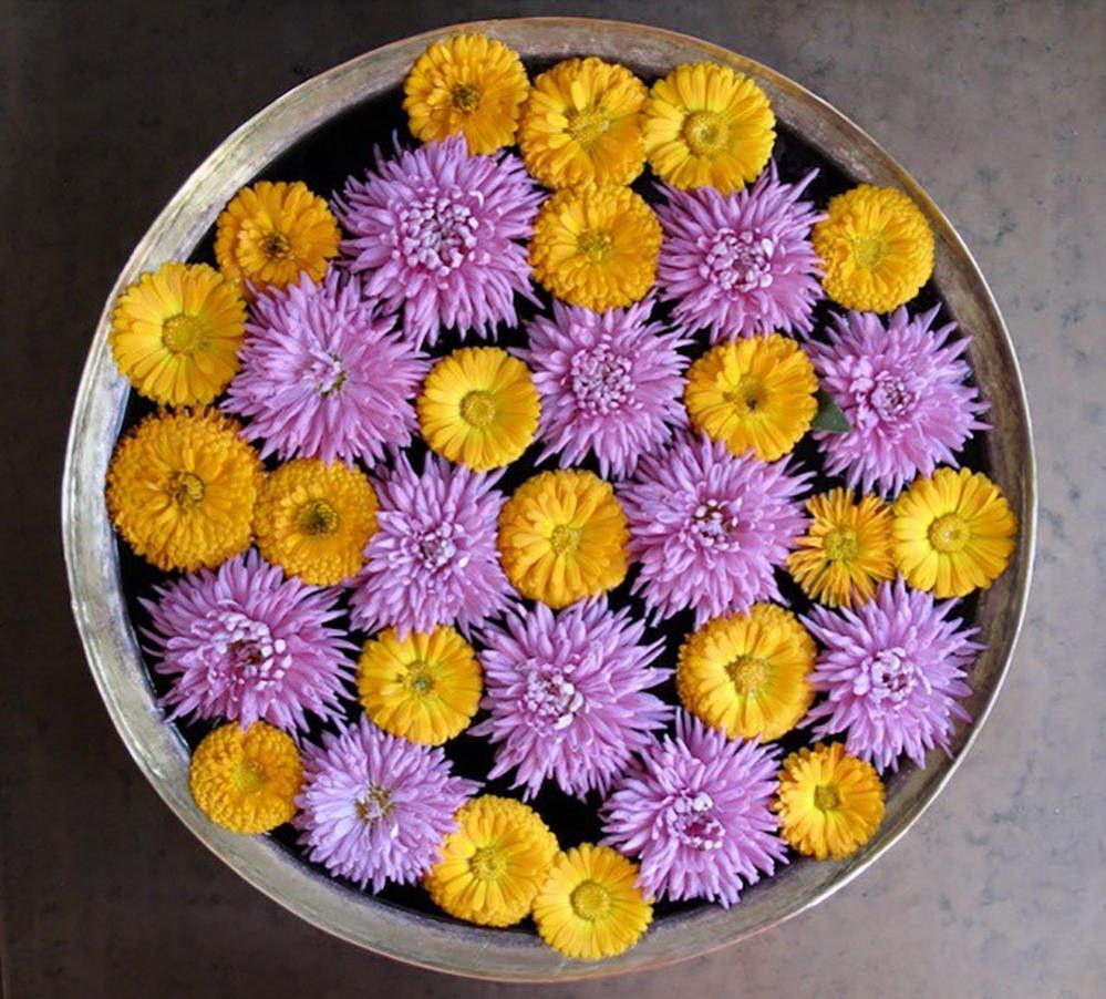 Flowers in a table decoration