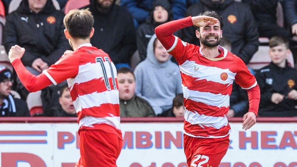 Hamilton won in Fife to move up to eighth in the table