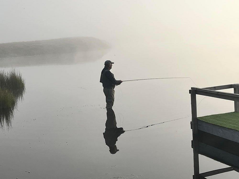 Man fishing