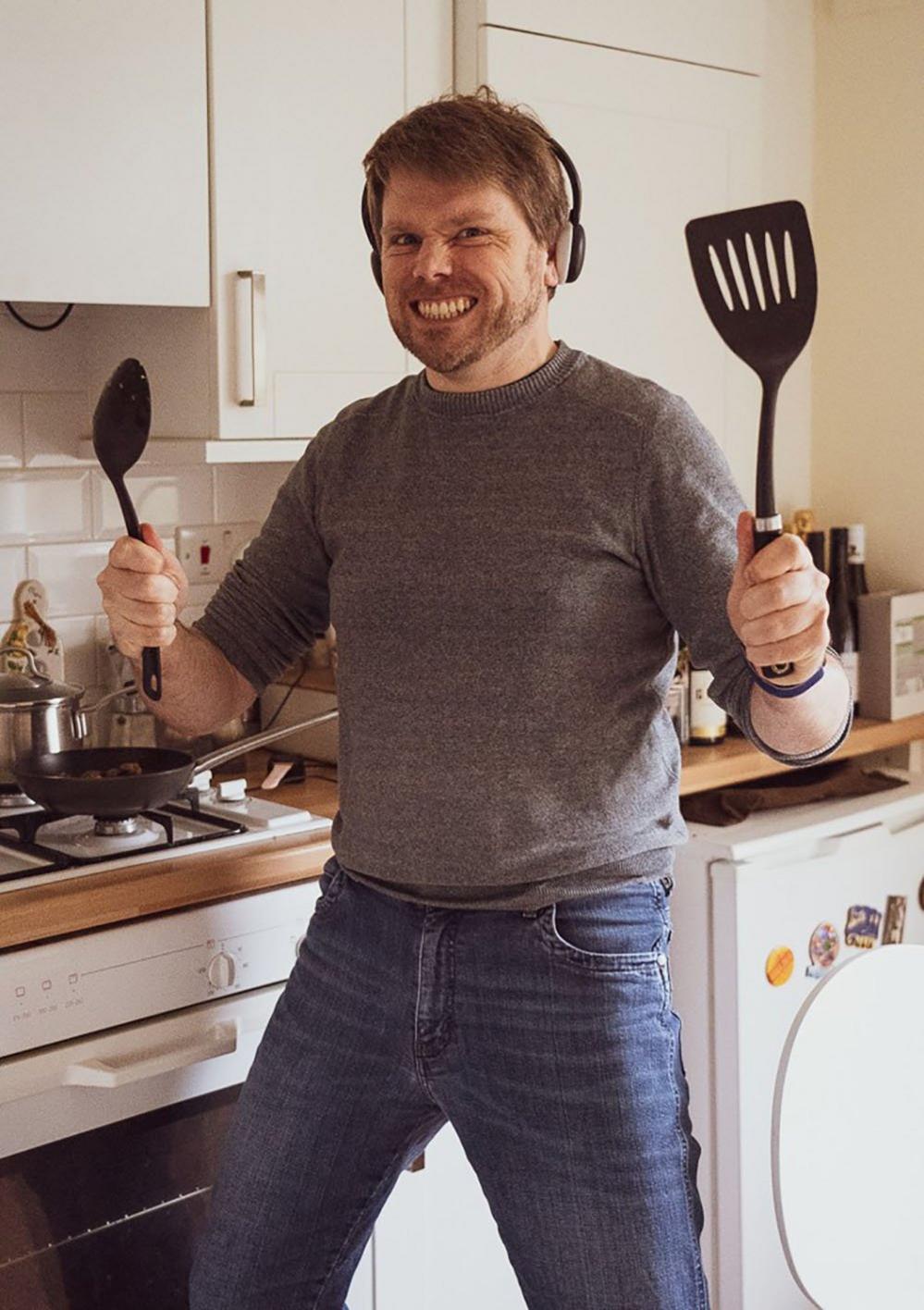 Man in the kitchen