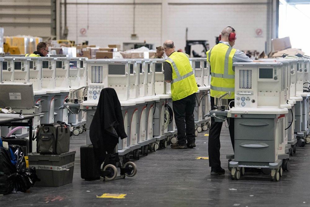 Ventilators being prepared