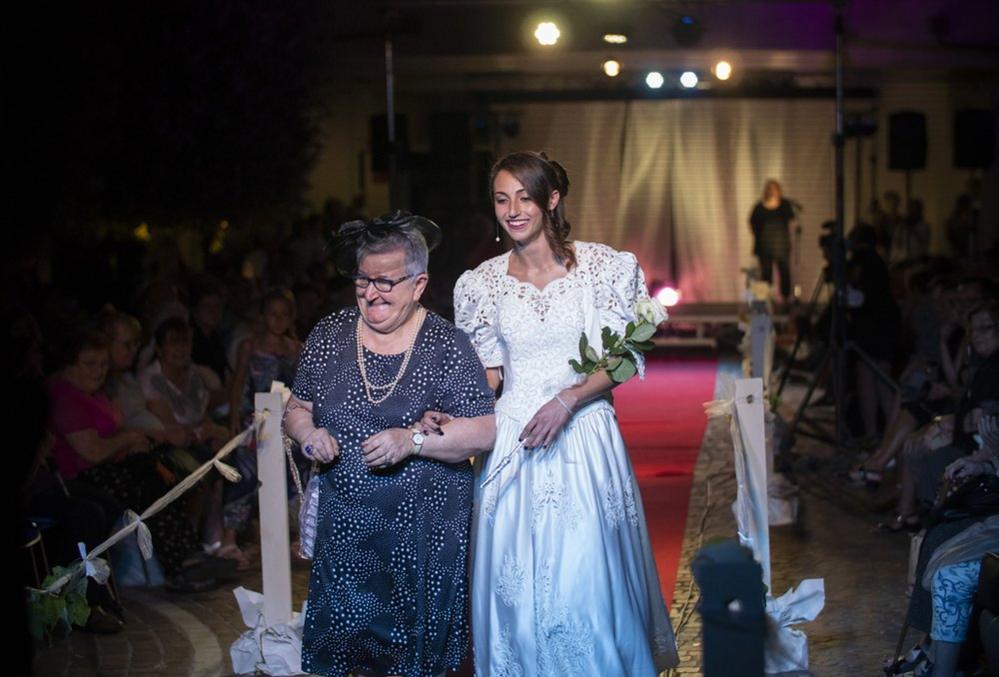 Two women walking down the red carpet