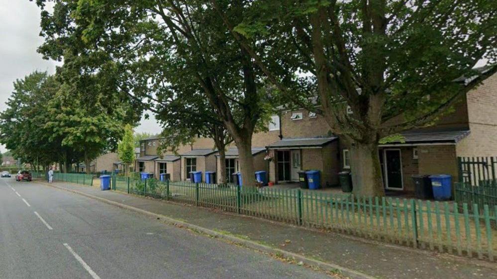 A street view of houses in Wiltshire Road.