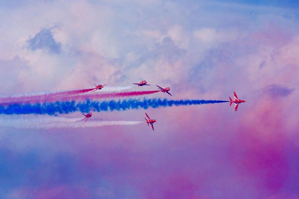 The Red Arrows display team