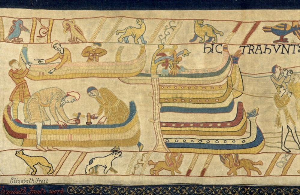 Bayeux Tapestry replica at Reading Museum