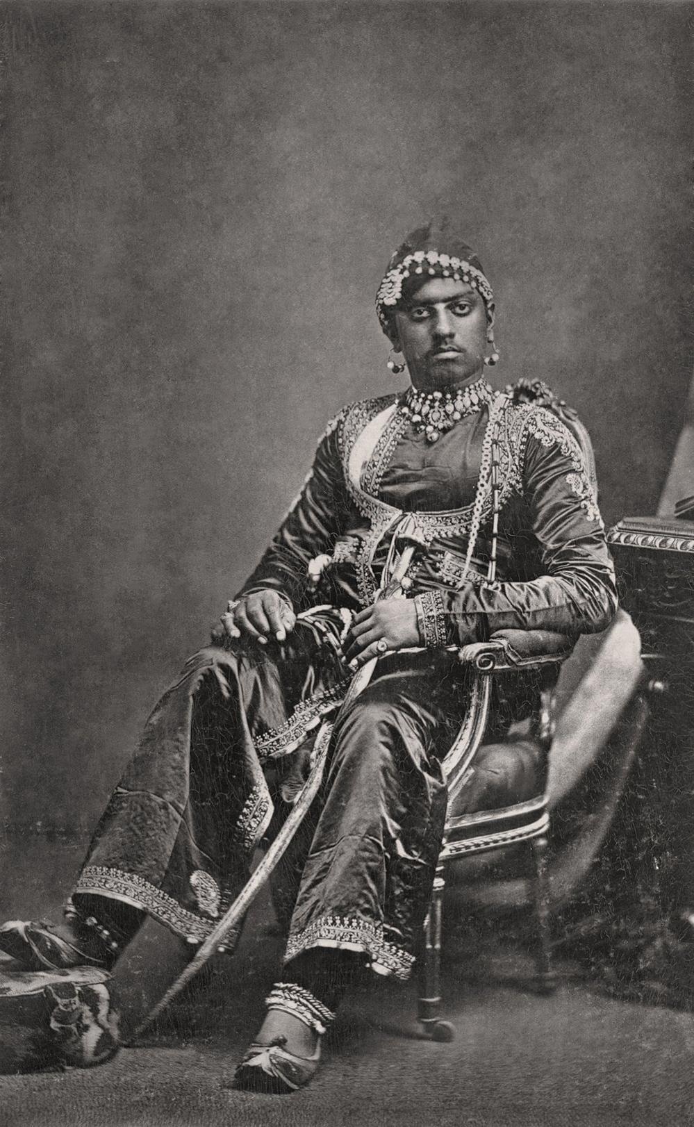 Udaipur, His Highness, Maharana Sajjan, Singh, 1877, Bourne & Shepherd Courtesy MAP / Tasveer