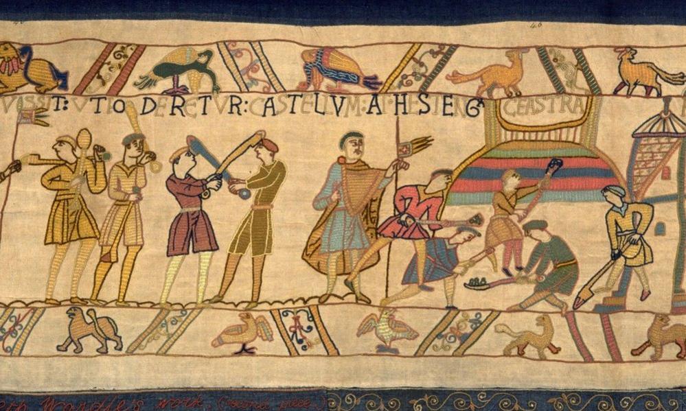 Bayeux Tapestry replica at Reading Museum