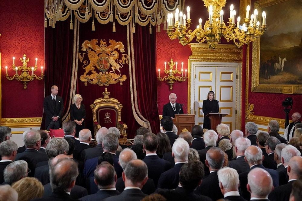 Britain's King Charles III makes his declaration