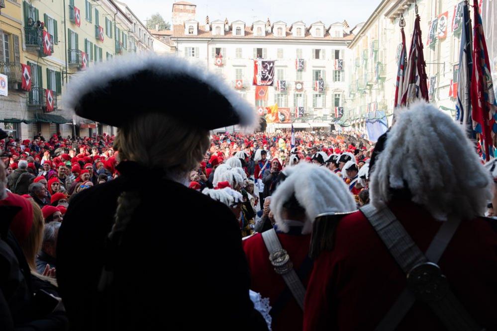 Gathering in the main square