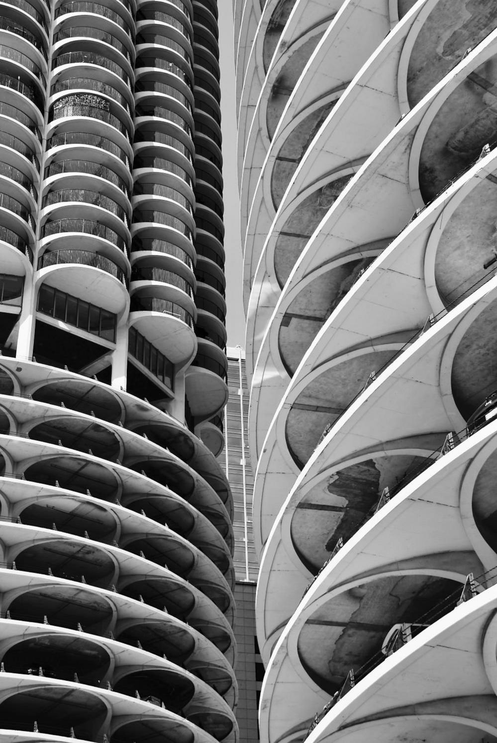 Two tower blocks in Chicago