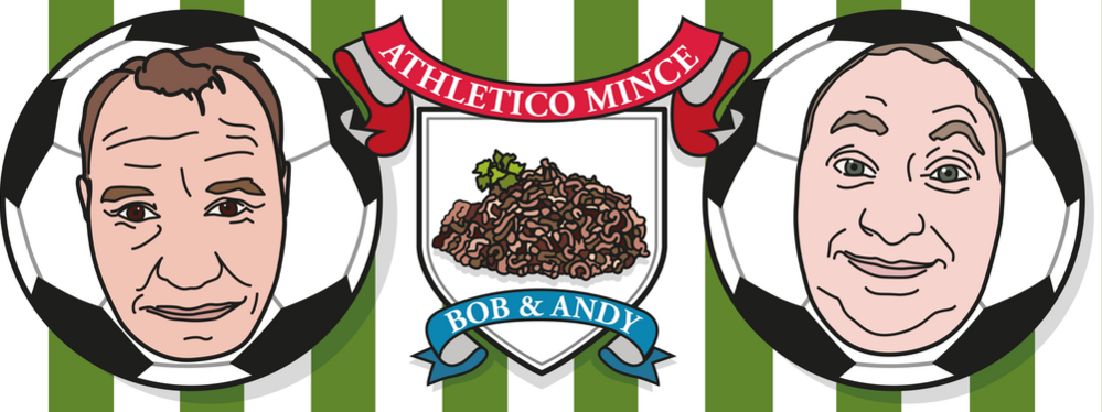 Bob Mortimer and Andy Dawson of Athletico Mince