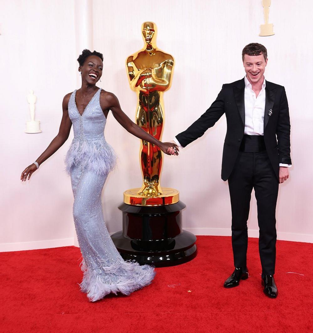 Lupita Nyong'o and Joseph Quinn