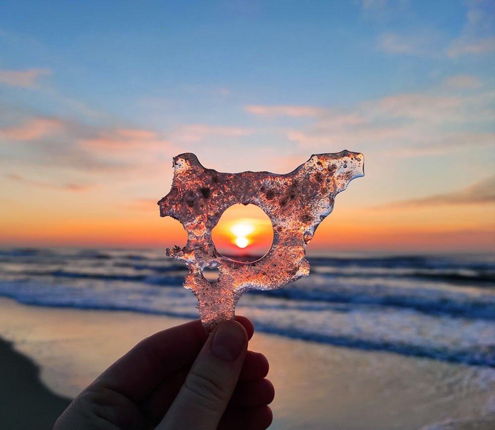 Sunset on a beach