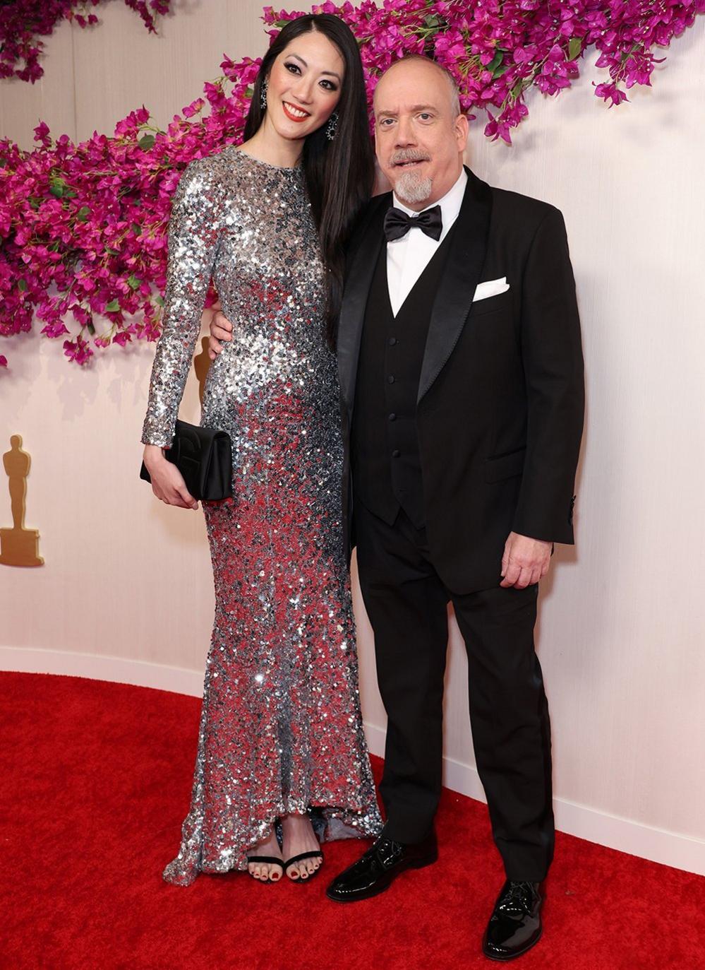 Clara Wong and Paul Giamatti