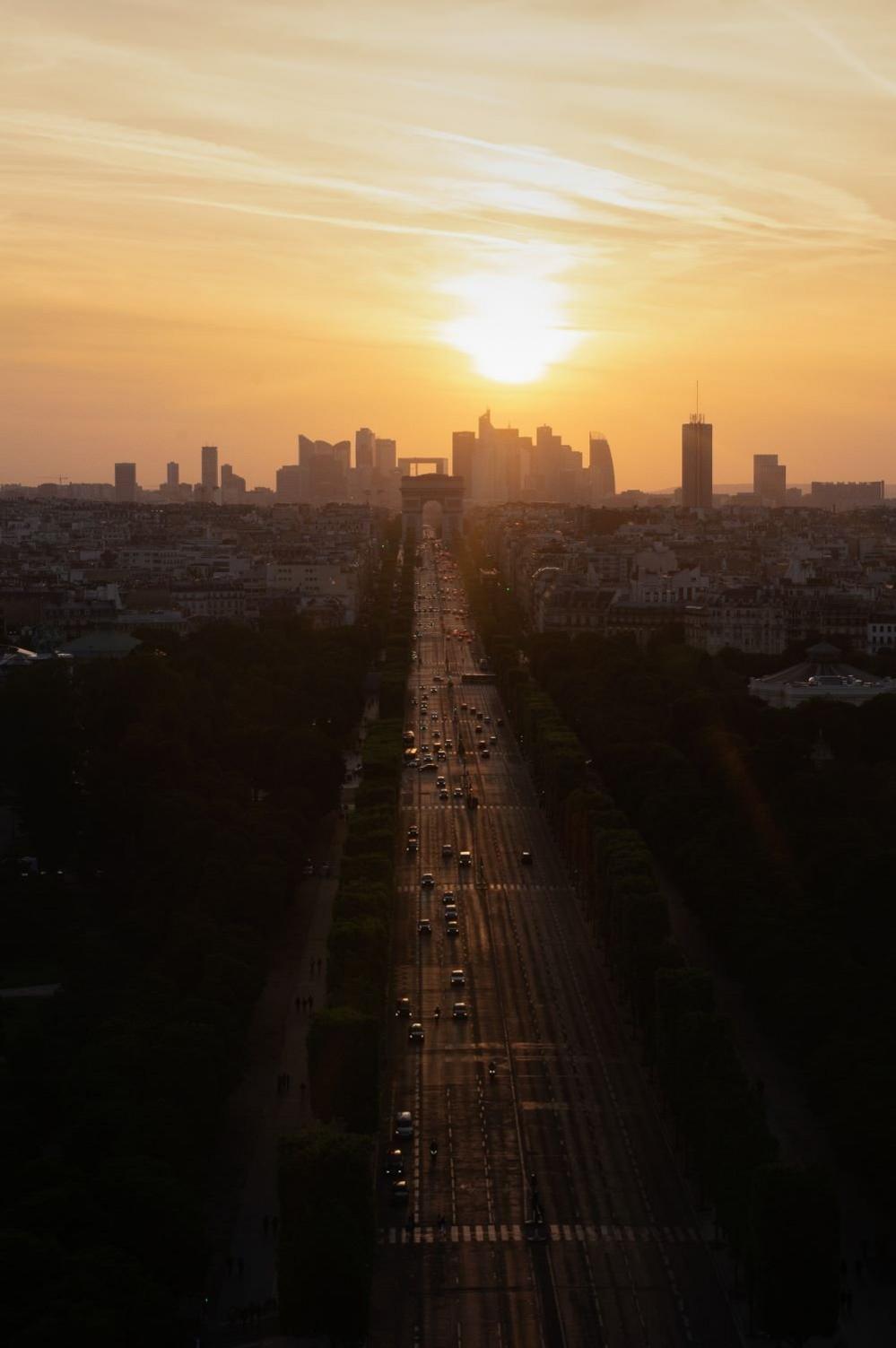 Champs-Elysees in Paris