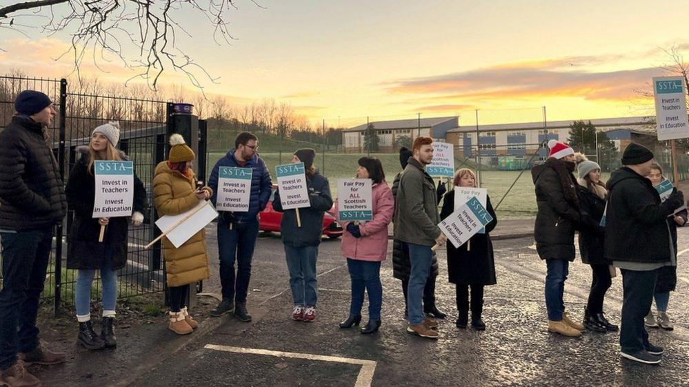 Teachers on strike