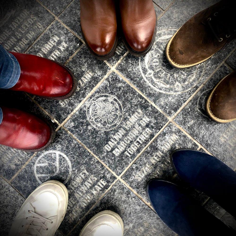 Family stone at Leeds United Football Club