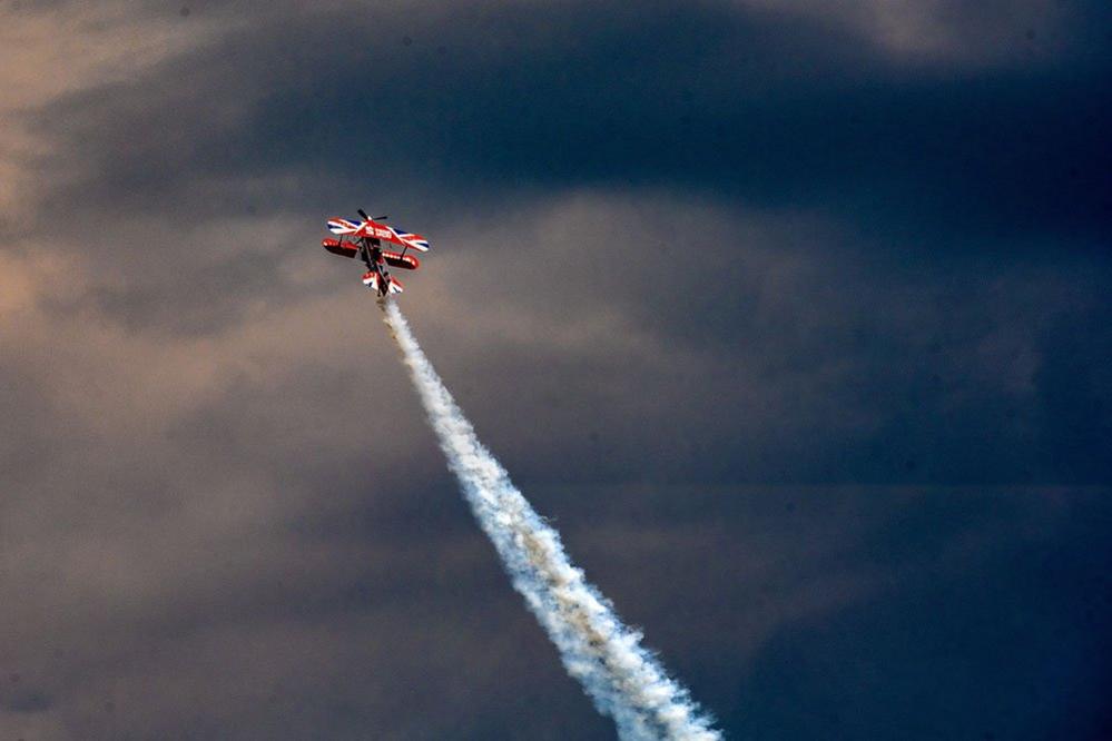 Pitts Special in flight